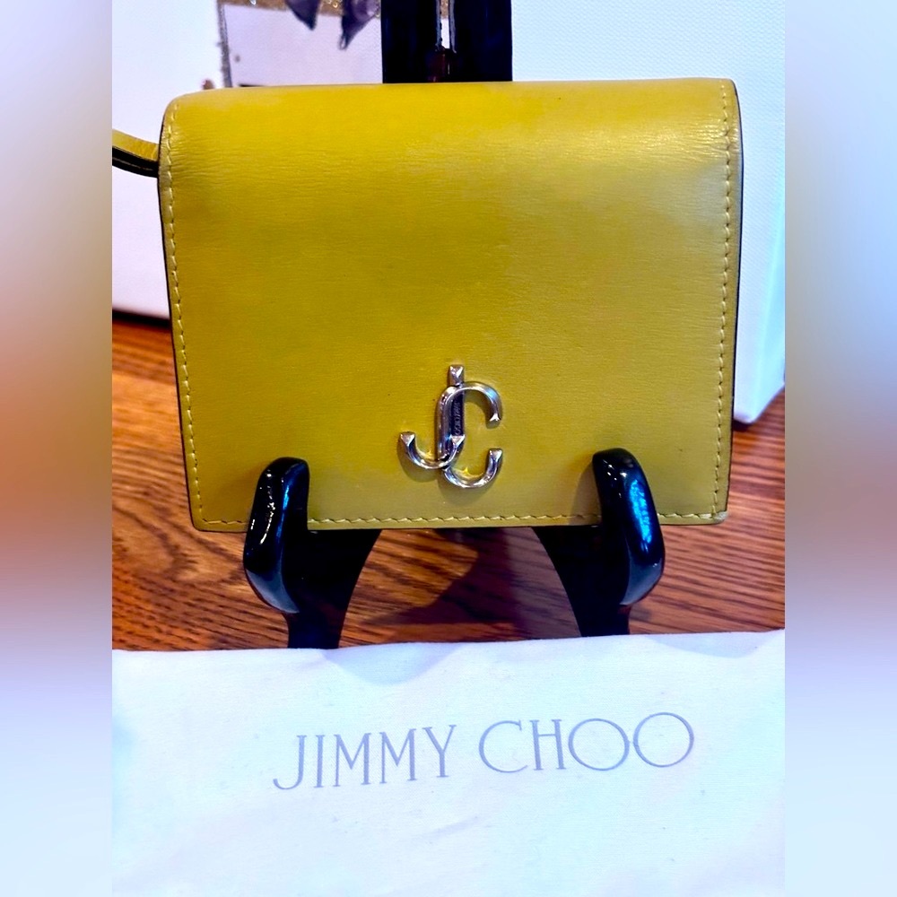 JIMMY CHOO COMPACT WALLET w/DUST BAG
